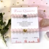 Natural  Rose quartz-2 set