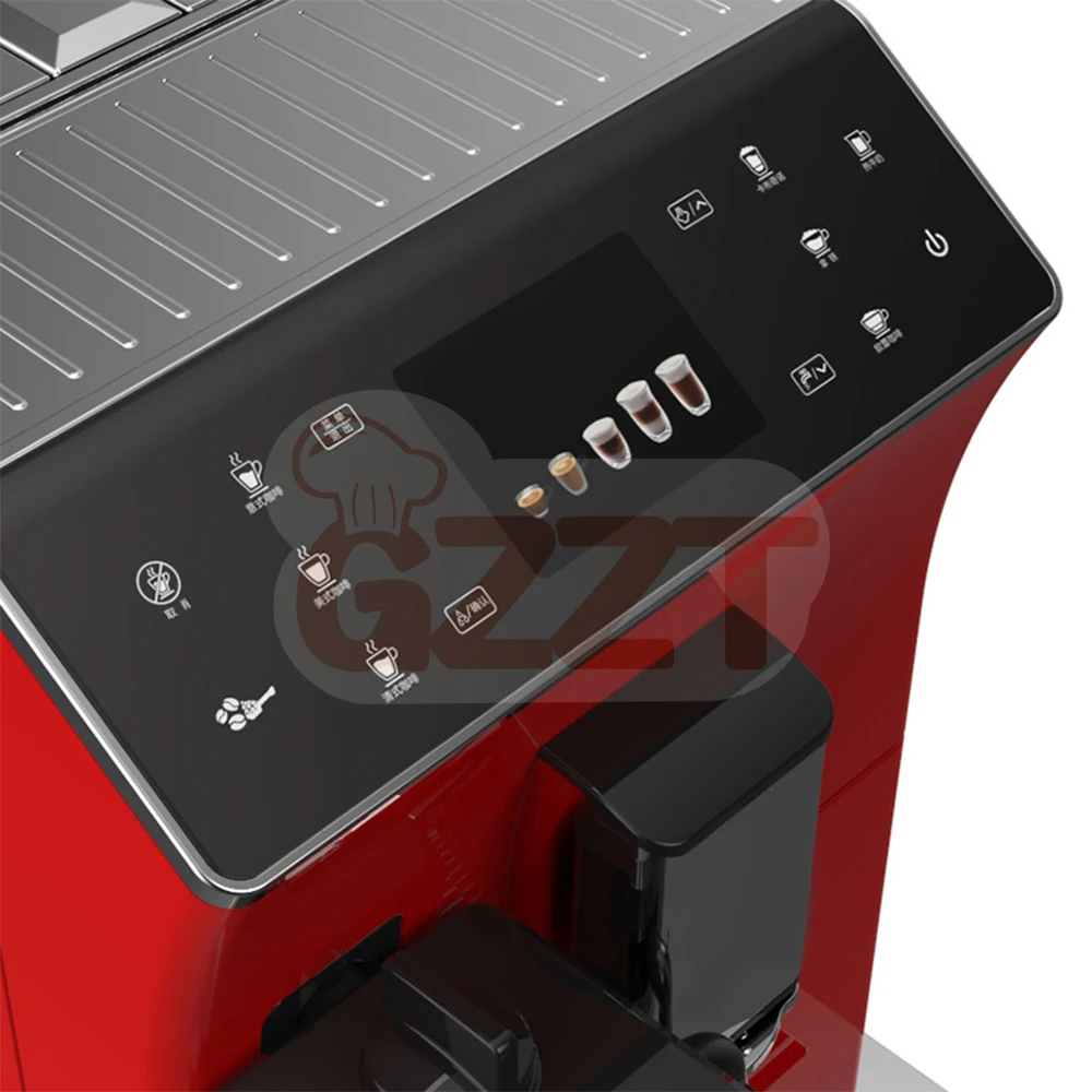 GZZT One-Button Full Automatic Coffee Machine 19Bar ULKA Pump