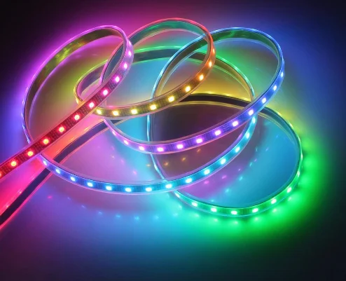 Светодиодная лента SMD5050 с голосовым контроллером, умная лампа с подсветкой для телевизора, RGB-подсветкой, с Wi-Fi, 5 В, RGB, 60 светодиодов, 5 м