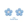 Flower Focal bead Pastel Blue SA207
