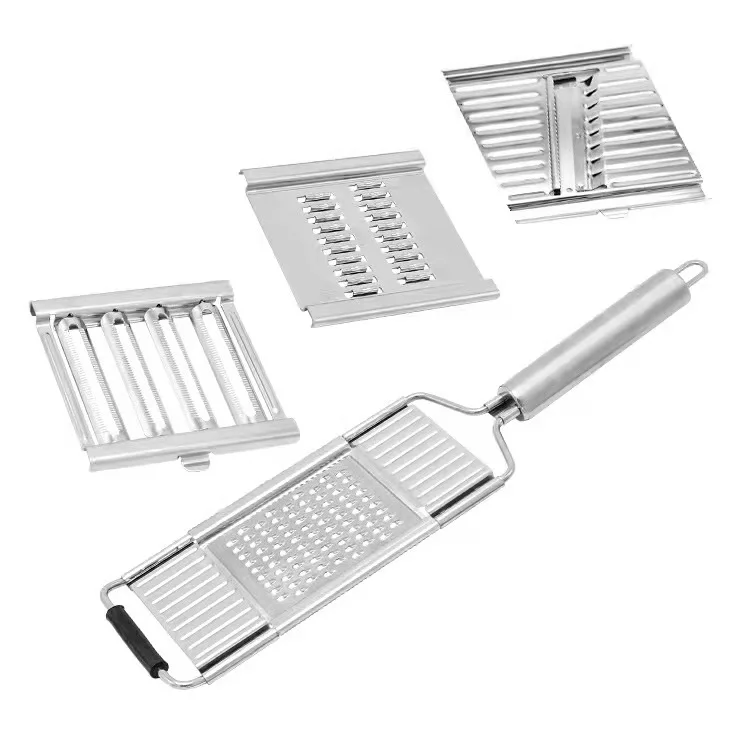 Stainless Steel Vegetable Slicer Fine Potato Paddle Grater Shredder Flat Hand  Held Cheese Grater For Kitchen - Cheese Tools - AliExpress
