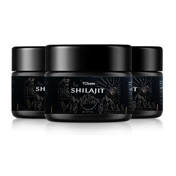 TCbesk Customize 50g Natural Shilajit Resin Pure Himalayan Organic Shilajit Resin Supplement With Fulvic Acid Trace Minerals