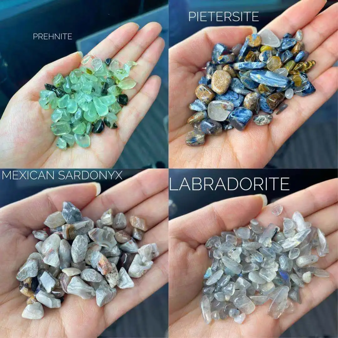 Красочный натуральный кристалл, гравий, кварцевые кристаллы, лечебный камень, оптом, опущенный драгоценный камень