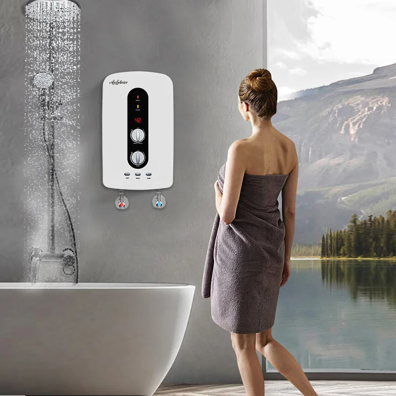 Electric Instant Water Heater with Booster Pump for High-Rise