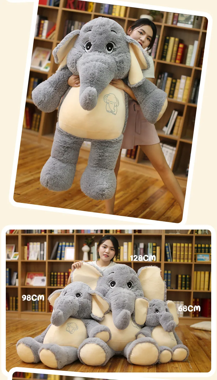 big elephant soft toy 5 feet