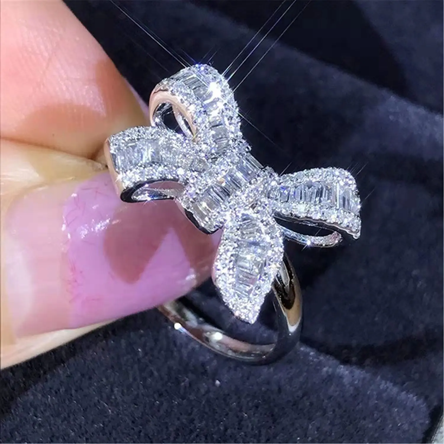 Korean wedding sale rings