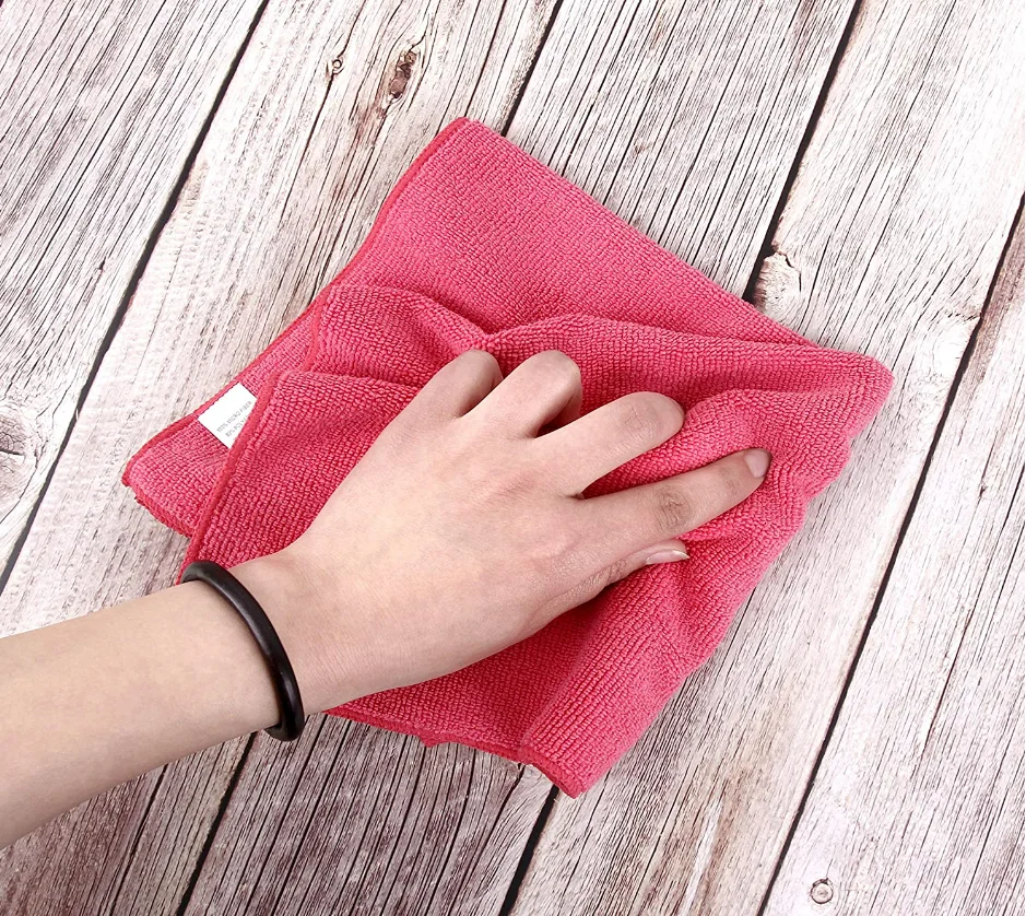Wholesale Nano Microfiber Cleaning Towels Edgeless All-Working Car Cleaning Cloths 350gsm Weight Microfibre Washing Cloth China