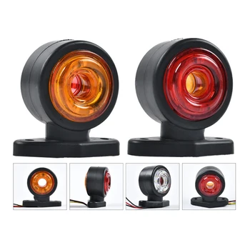 Automotive additional lighting double-sided dual color waist lights 24VLED working width signal rear tailgate truck side lights
