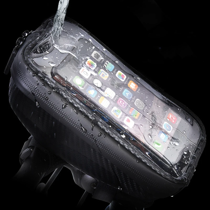 
 6,5 дюймов GPS Навигации Держатель для мобильного телефона, чехол на переднюю трубу сенсорный экран для телефона на велосипед мешок водонепроницаемый мешок для руля велосипеда  