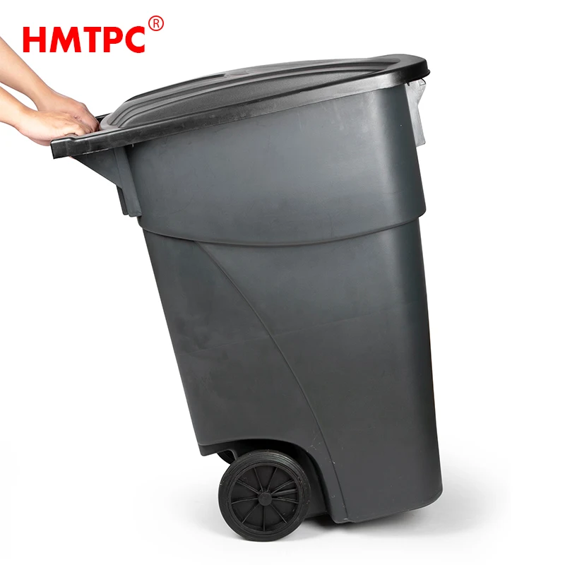 Prix de gros Poubelle en plastique HDPE 200L robuste de 200 litres