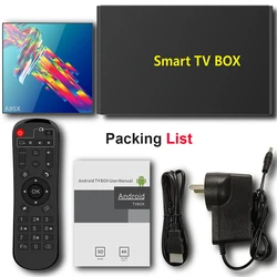 A95XR3 IPTV Smart TV Box - Android 9.0, 4GB/32GB/64GB, 4K Media