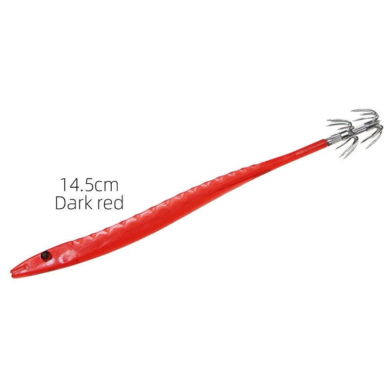 Leurres De Pêche Lumineux Pour Calmar - Crochet LED Rouge | Appât Sous-Marin Nuit