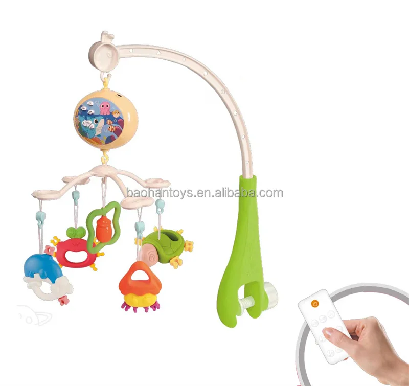 Baby Toys Remote Control Projection Musical Bed Bell Baby Crib Hanging Toy Mobile Baby Crib Mobile With Music