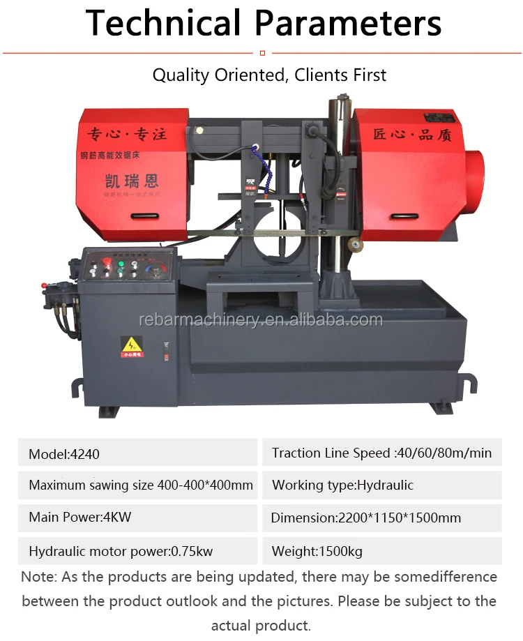 Cnc Steel Iron Metal Cutting Rebar Band Saw Buy Rebar Band Saw,Electric Band Saw,Band Saw