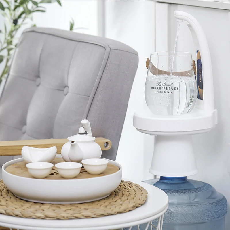 Free Sample Automatic Wireless Electric Drinking Water Bottle Dispenser Pump 9 Gallon Gravity Sensor-Free Water Dispensers