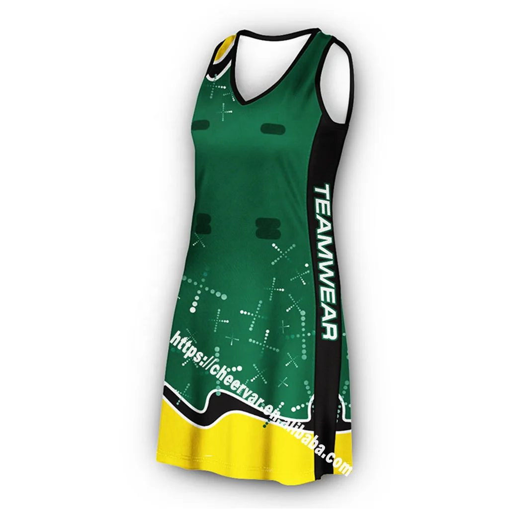 Custom Netball Dress Netball Uniform Green Netball Uniforms Custom Netball Dress Netball Uniform Green Netball Uniforms