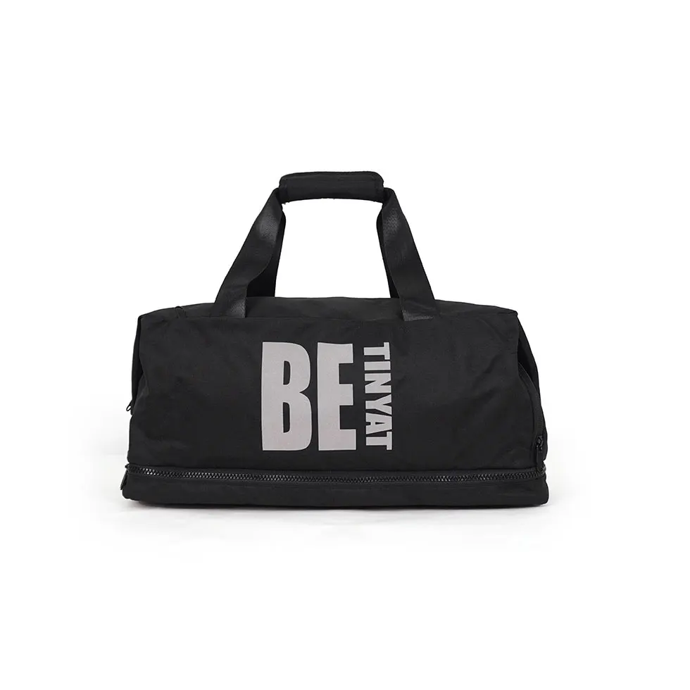 Mala de Dança em Nylon com Grande Capacidade Impermeável e Portátil para Mulheres, Bolsa de Treino Fitness Esportiva com Compartimento para Sapatos