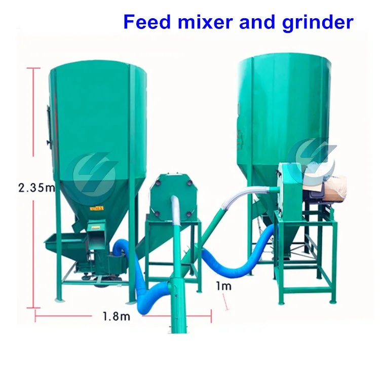 Poultri Feed Mixer Machine Small Feed Mixer Stationari Feed Mixer for Sale