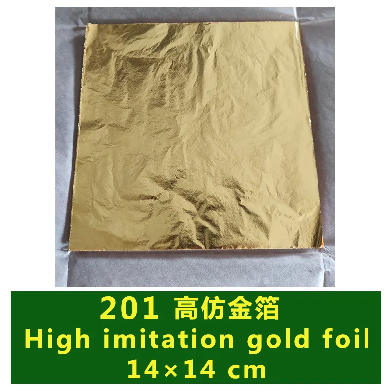 Antioxidation Gold Leaf Sheet For Furniture Decoration High Imitation