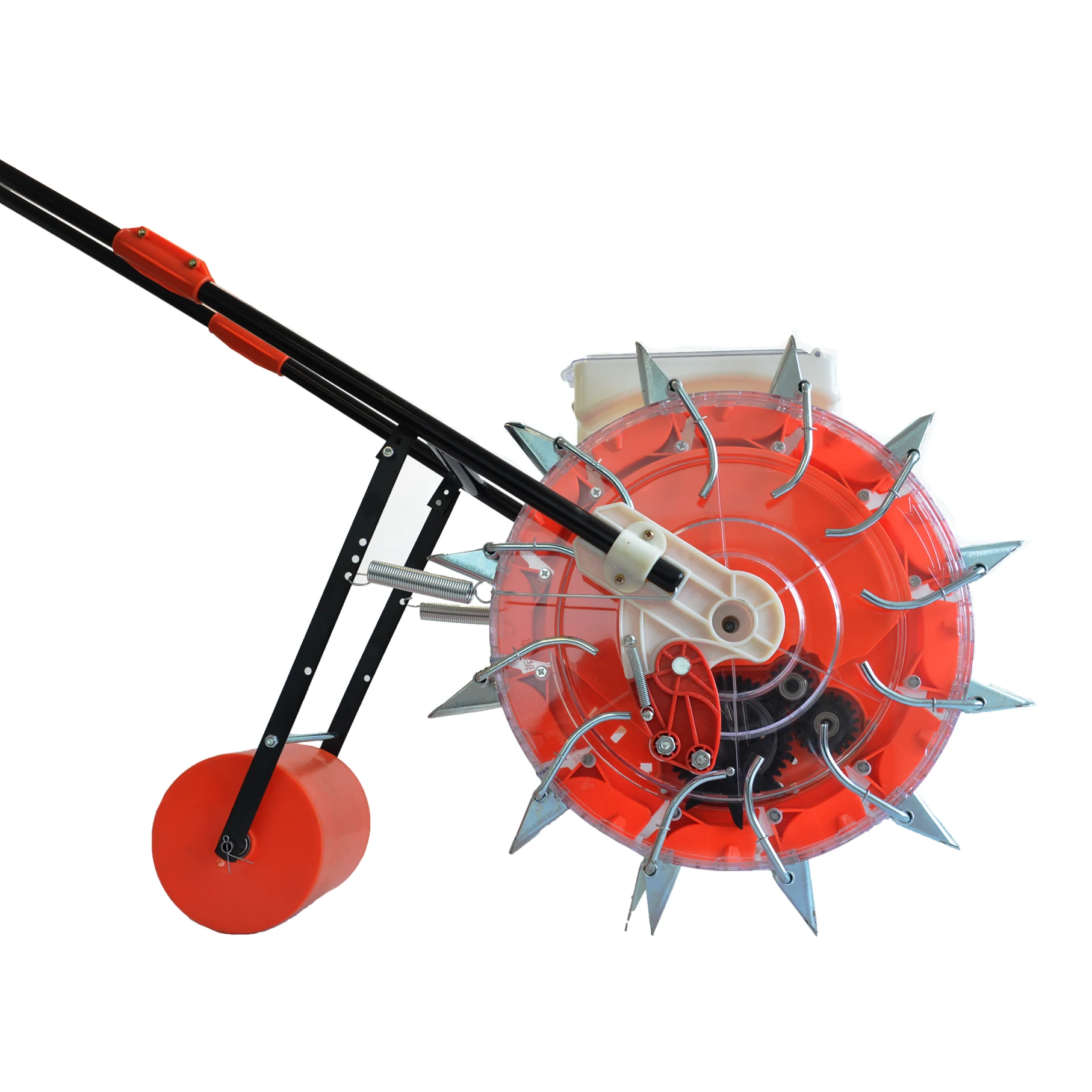 Hand Push Corn Seeder Transparent Plantadeira Agricultural Equipment for Farming Manual Seeders Maize Seeder Tools