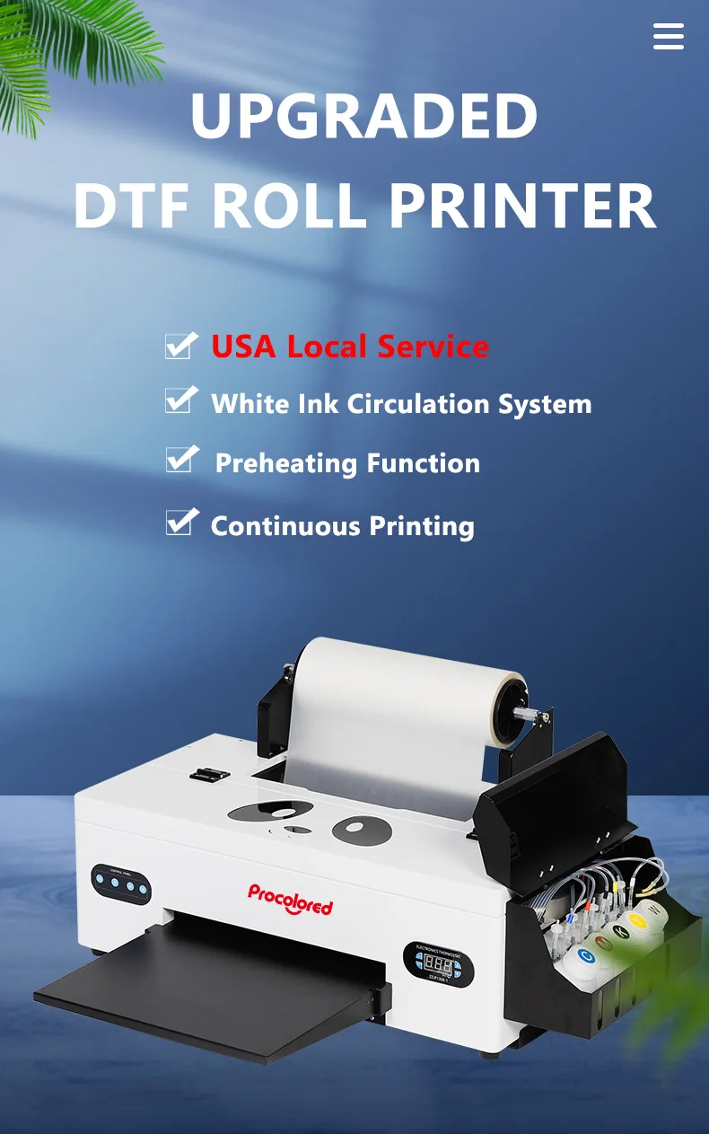 Procolored A3+ DTF L1800 Transfer Printer Direct to Film Printer