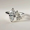 14K blanco-3ct+1,5ct