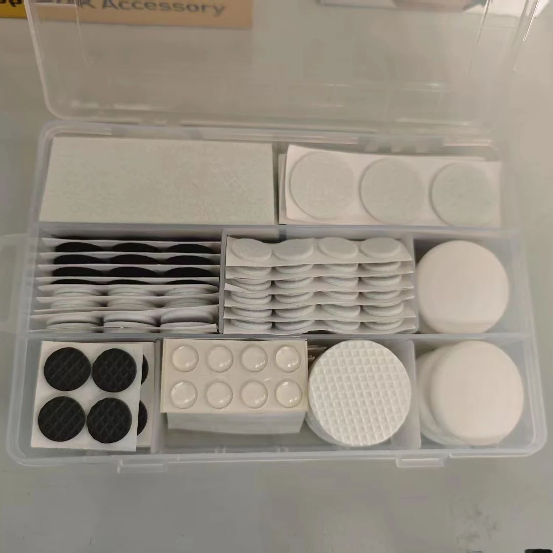 Self-adhesive Scratch-resistant Protective Felt Pads for Hardwood Furniture in Various Sizes