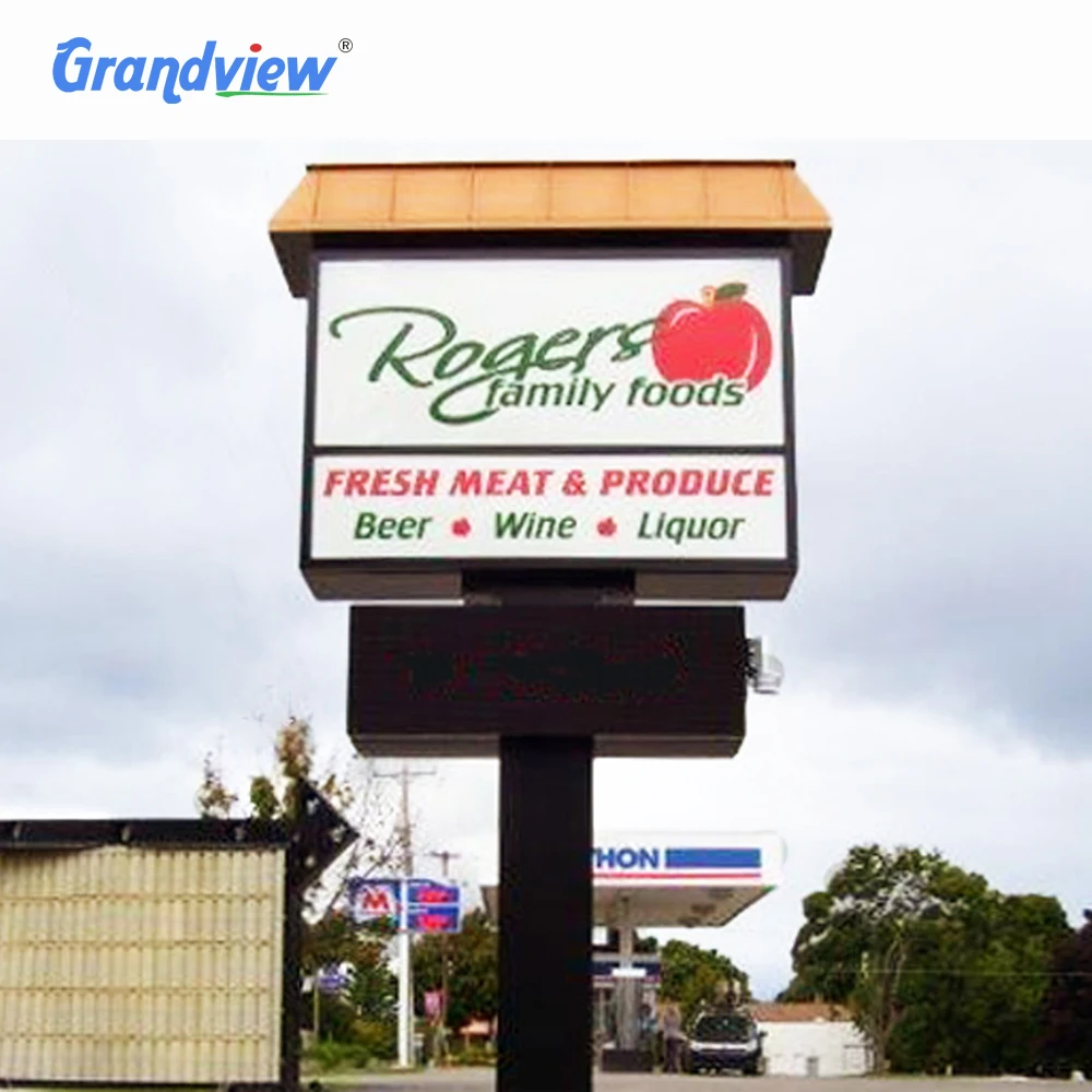 Pavement Outdoor Building Advertising Directory Directional Information Guide Signage
