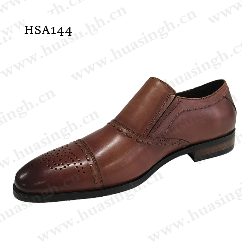 LXG,French Pointy Style Full Grain Leather Upper Fashion Dress Shoes High-level Market Double Joints Executive Shoes HSA144