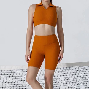 Custom High Quality Inner Shorts Ladies Casual Spandex/Nylon Tennis Skirt Outfit Sets Breathable Quick Dry Waist