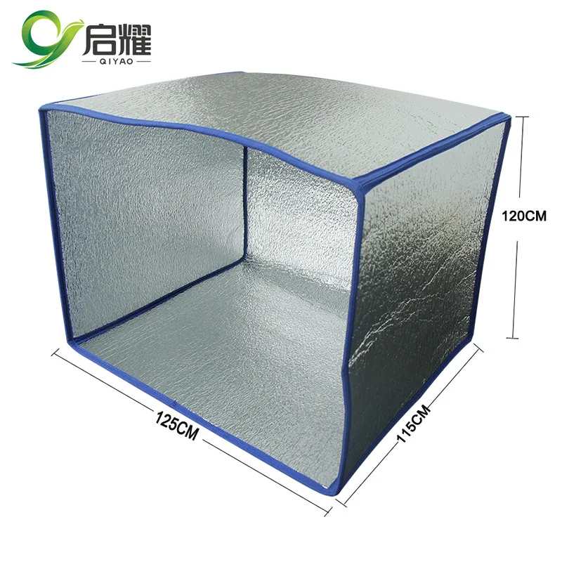 Waterproof Heavy-Duty Pallet Cover with Zipper Resistant Cold Chain Transporation for Large Pallets Cargo Turnover Thermal Cover