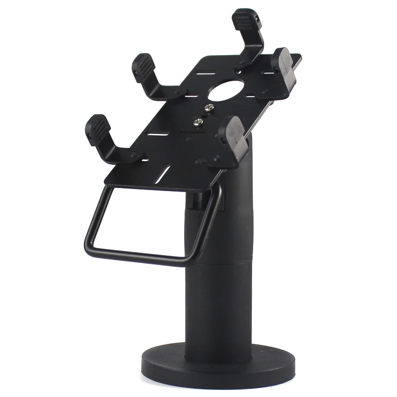 Universal metal adjustable rotatable swivel POS terminal stand base credit card machine holder POS system bracket for verifone