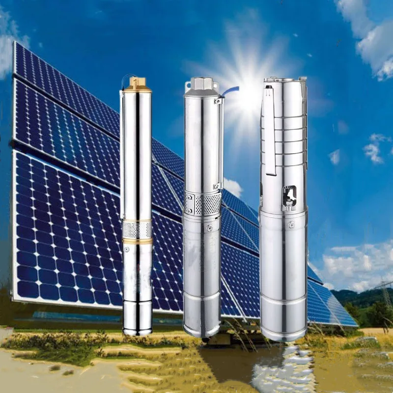 3 Inch Dc 48v400w600w750w Solar Water Pump High Lift Agricultural Irrigation Photovoltaic