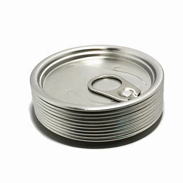 Drink Soda Beverage EOE case Removable 105mm 73mm Can Cap End Easy Open Aluminum Full Open Lid