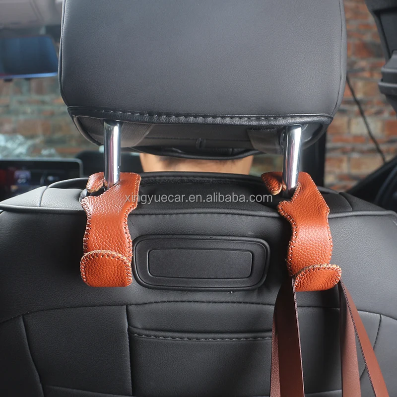 Car Seat Hooks - Headrest Hooks - Car Bag Hook - Stylish Back Seat Hanger -  Bag Purse Holder For Car to Keep Them from Sliding Around While Driving 