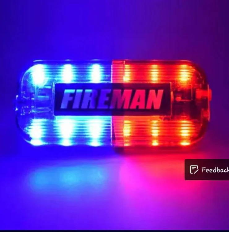 Luce LED Da Spalla Ricaricabile USB - Rosso E Blu - Impermeabile IP65 - Per Sicurezza Outdoor - Foto 7