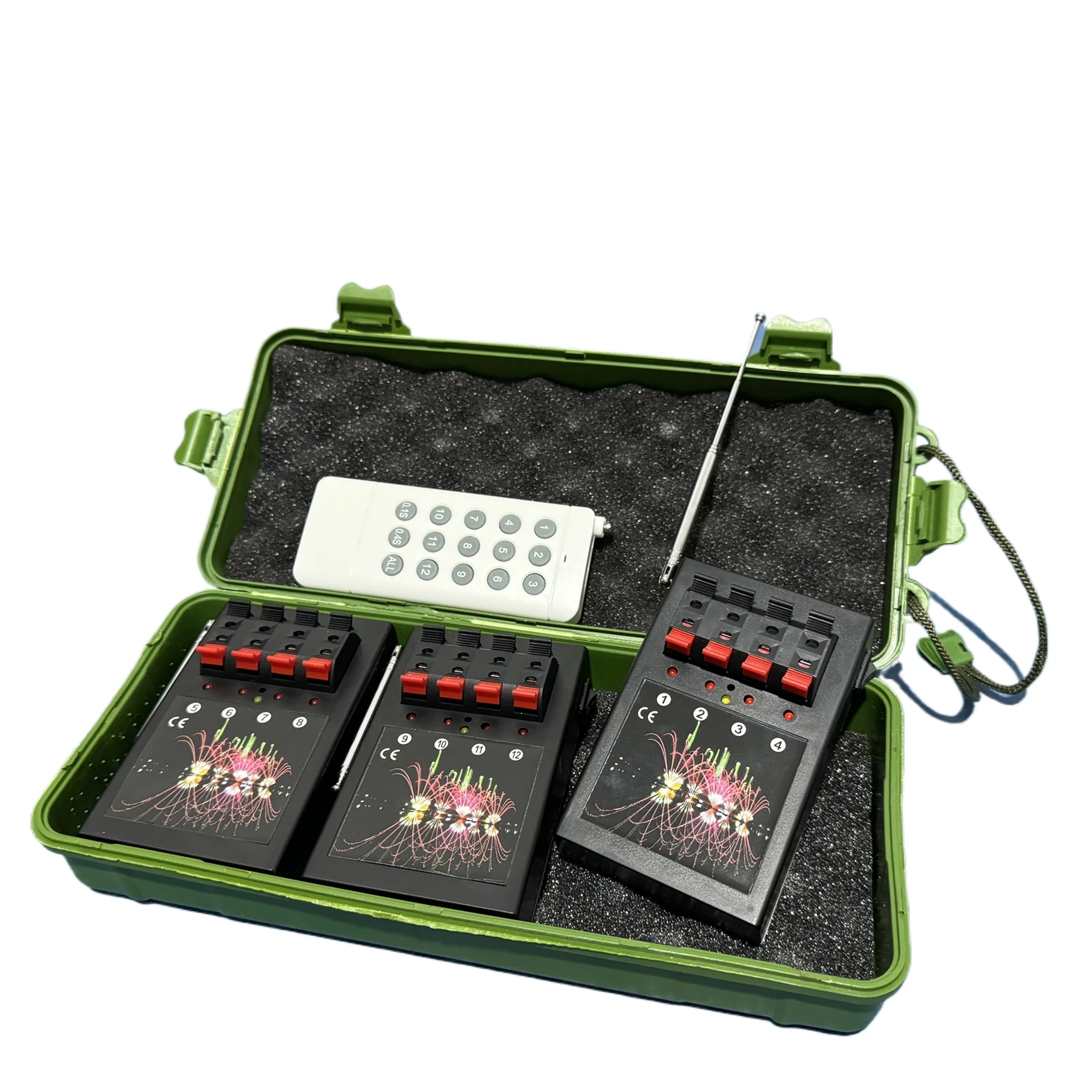 Wireless Remote Control Cold Flame Fireworks Firing System Firing Device for Christmas Fireworks Show