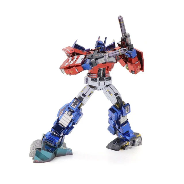 YOLOPARK Transformers Toys IDW MU 3D Metal Puzzle Action Figures Assembled Toys Metal Model Kits Robots Building Collectables