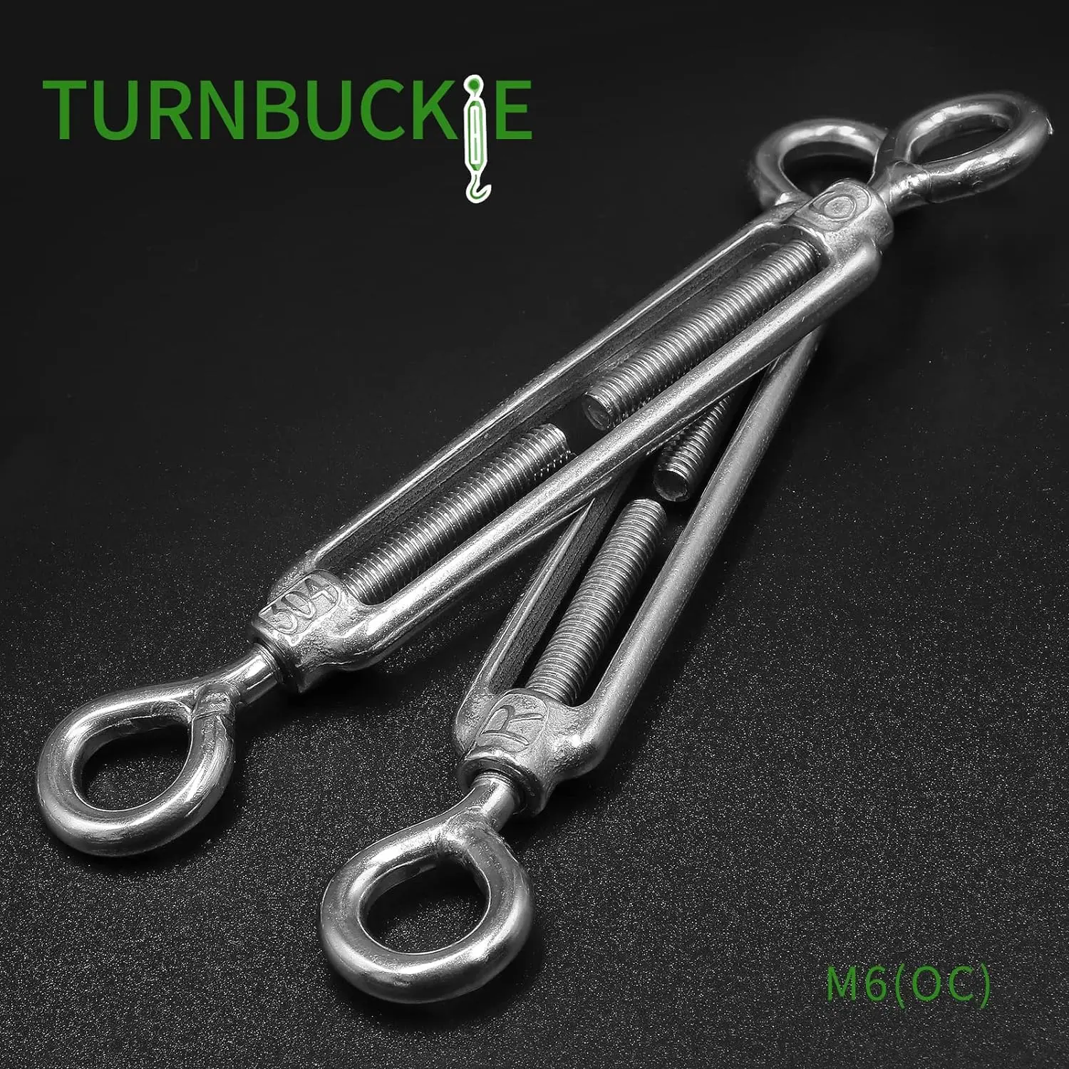 M6 Eye & Eye Turnbuckle 304 Stainless Steel Turnbuckle Wire Rope