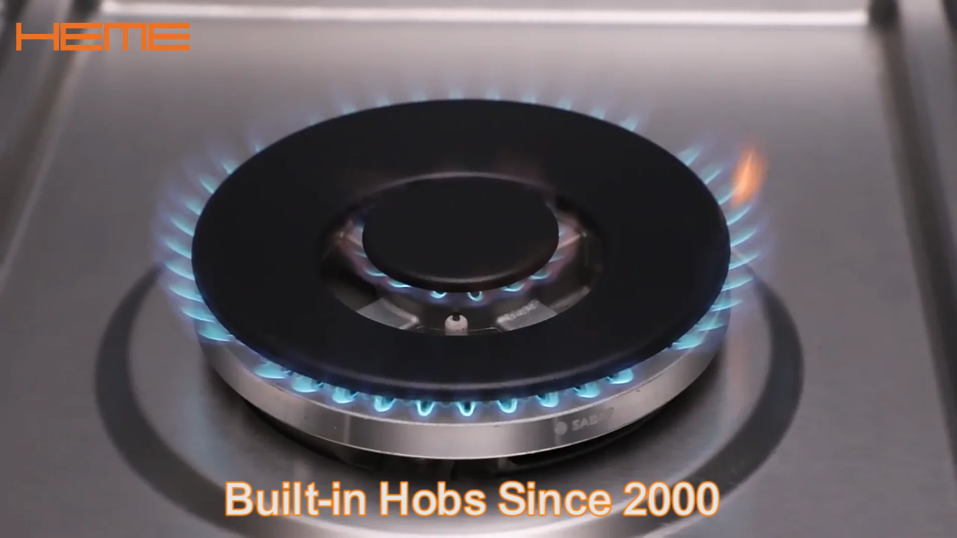 Single Gas Wok Burner Steel Top Built In Gas Hob Stove (pg3011sa2ci