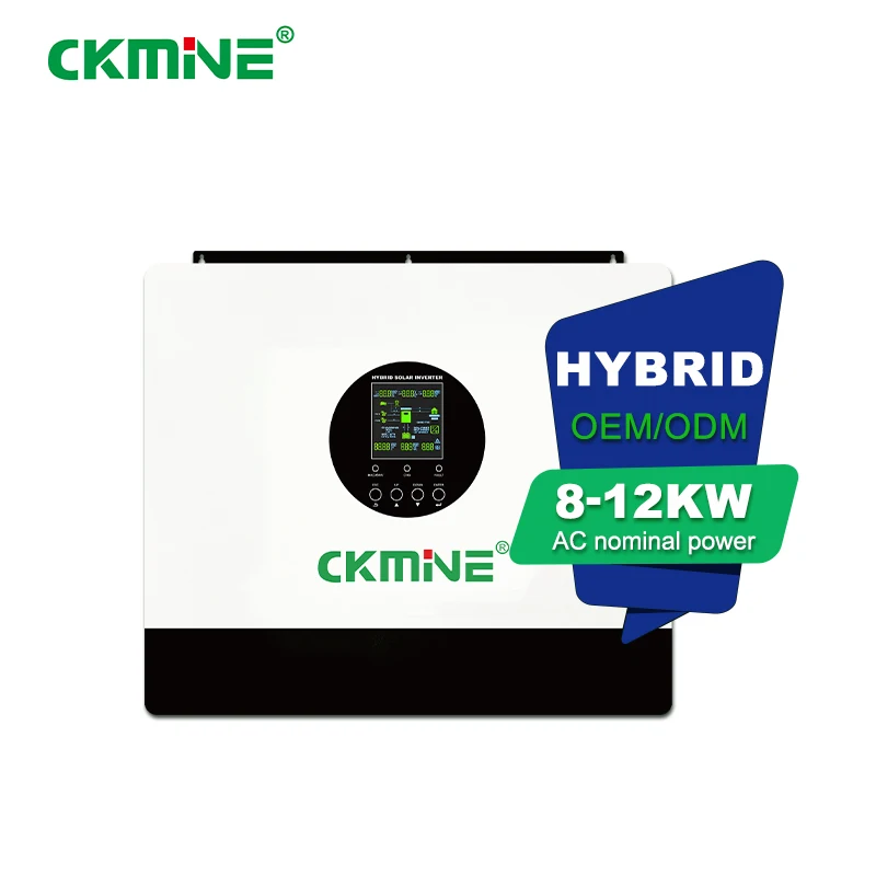 ODM-Hybrid-Solar-Wechselrichter-Hersteller, 48 V, 12 kW, 10 kW, 8 kW, doppelte MPPT und doppelte Ausgaenge, einphasig, 230 V, mit WLAN, fuer Haushaltsenergiesysteme