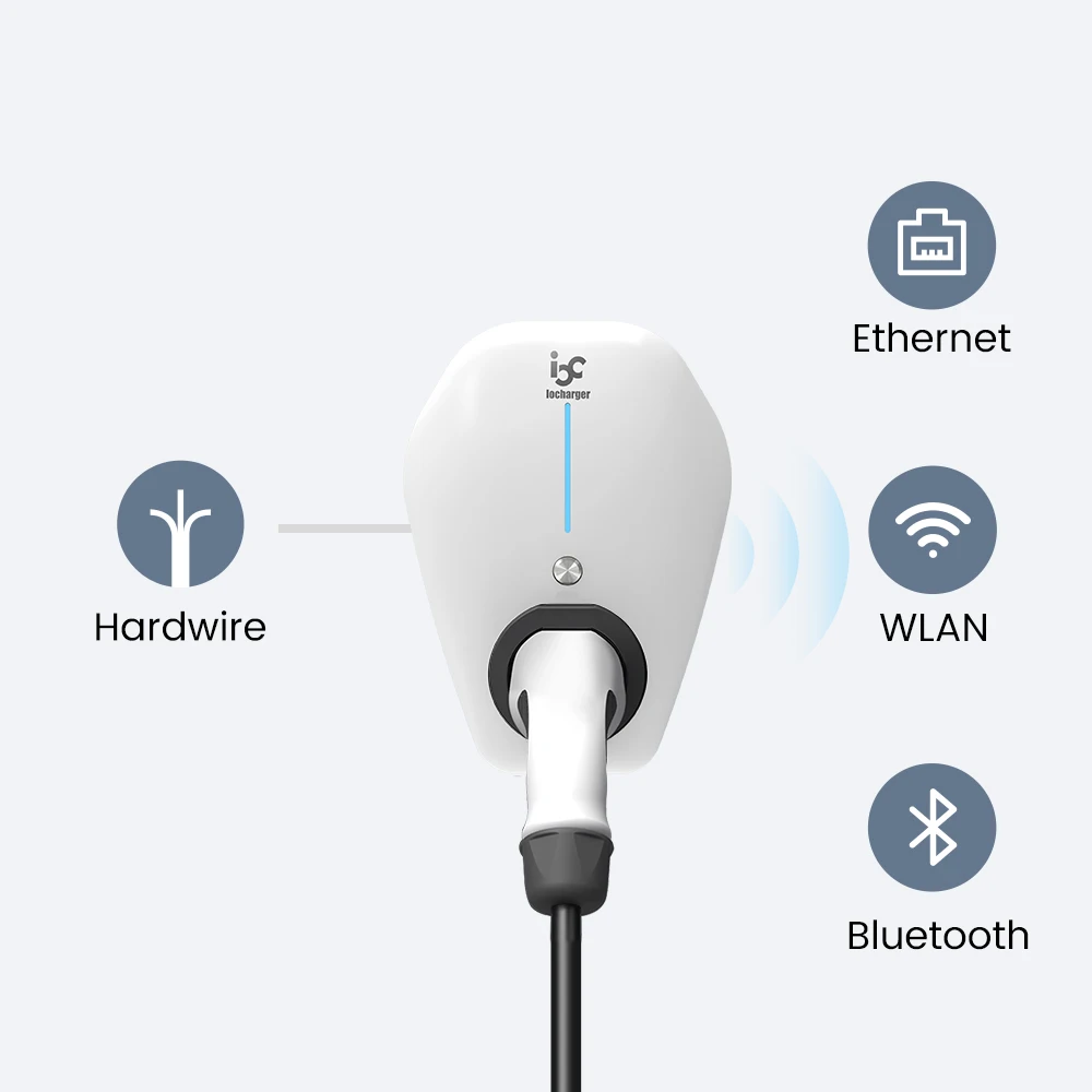 OCPP Dynamic Load Balancing Type 2 32a Evse 7kw 11 kw Dlb Wallbox Home Ac Car Electric Vehicle Charging Pile Socket Ev Charger