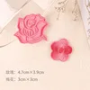 B4r-a-2-10 dark pink-one self-adhesive rose
