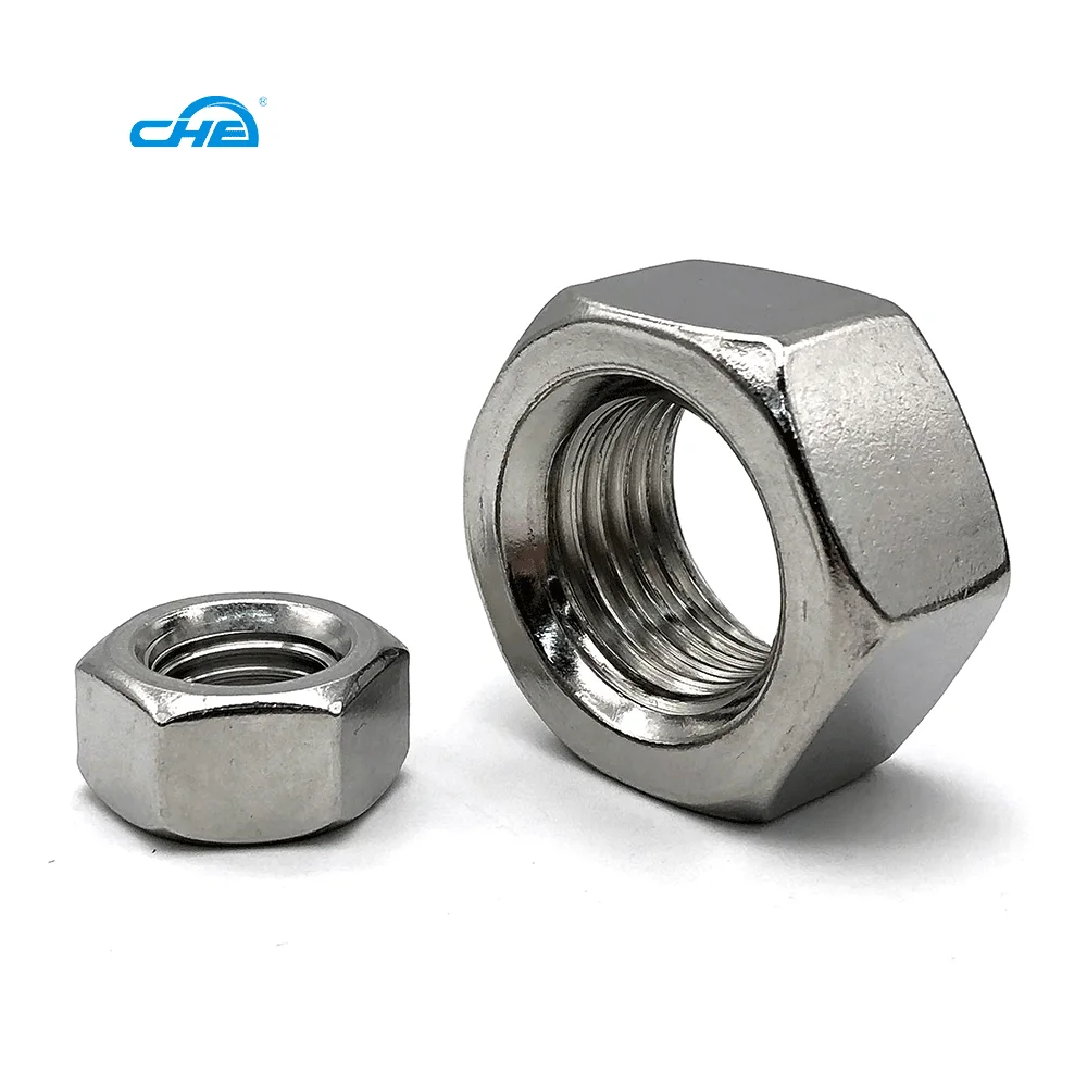 Stainless Steel Nuts Customize Manufacturer High Quality Hex Nut M14-M20 8Mm 10Mm Steel Nut