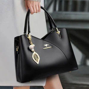 KAIDIFEINIROO Women's High-quality Business Crossbody Tote Bags with Chains Soft Cover Closure Lightweight Shoulder Strap