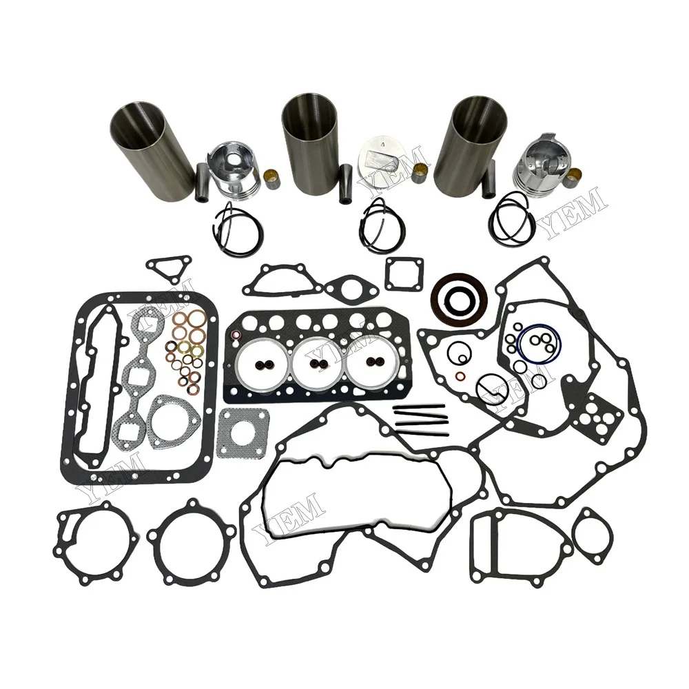 Overhaul Kit With Gasket Set Fit for Mitsubishi S3L Engine 6