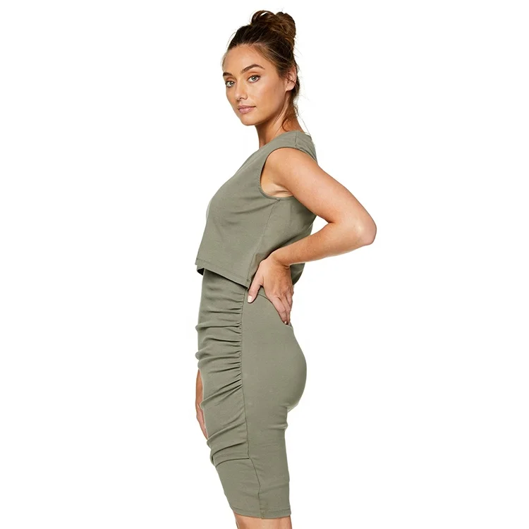 3 in 1 Pre-Pregnancy Maternity Nursing Bodycon Clothes