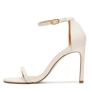 Bridal Sandal Heels Ankle Buckle Strap Kitten Heel Pearl Accessories  Party and Wedding Shoes for Women and Ladies