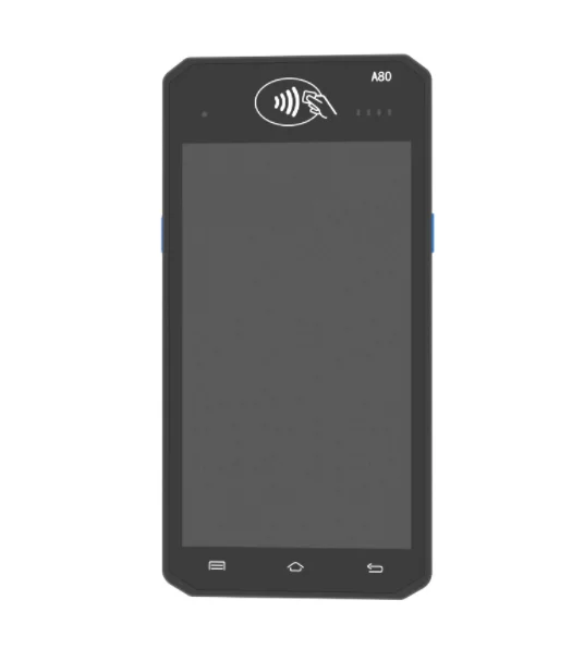 A80 Android POS Handheld  With Touch Screen 4G WIFI Blue Tooth Puntos De Venta