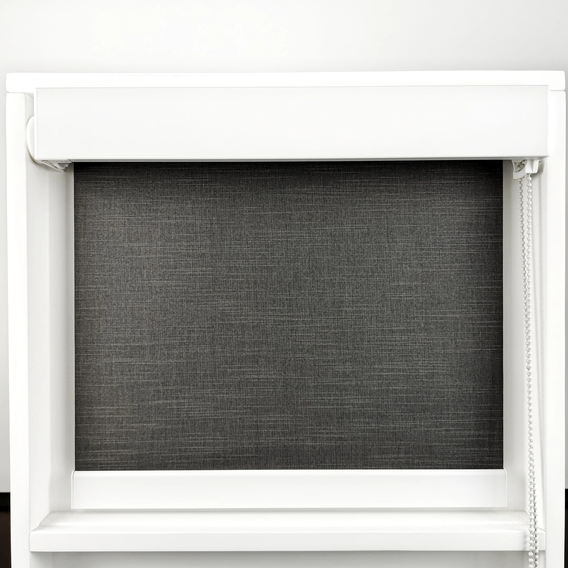 Customized No Screen Roller Shade Simple Everyday Use Easy Installation-Simply Push Tighten Screw Secure It Wall No Drilling